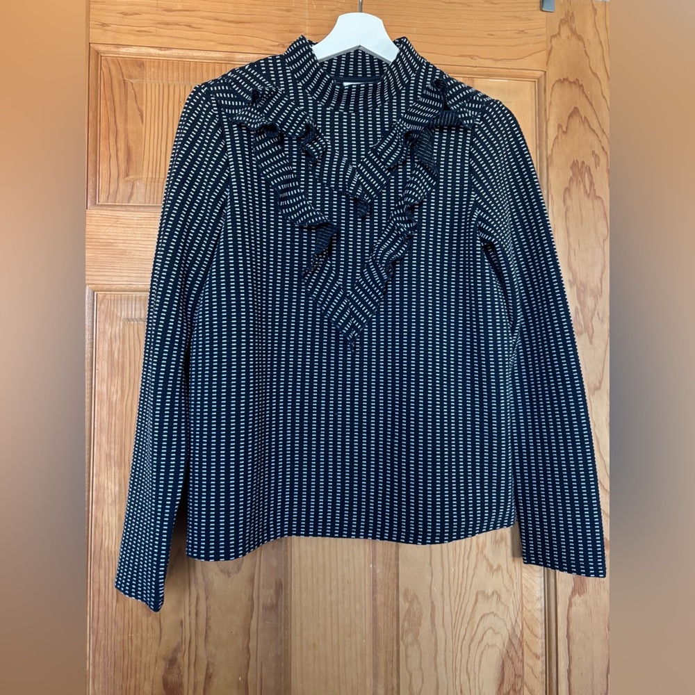 Noisy Mae Stretchy Navy Print Top